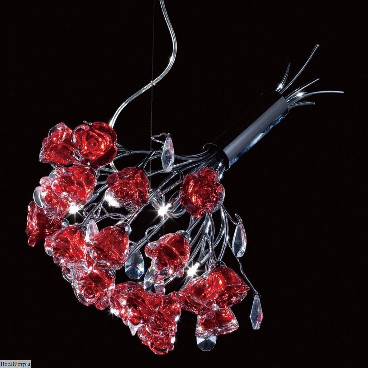 подвесной светильник citilux rosa rosso el325p04.2
