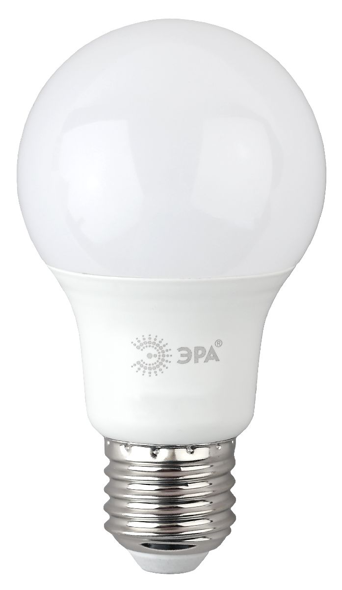 лампа светодиодная эра e27 8w 6500k led a60-8w-865-e27 r б0045323