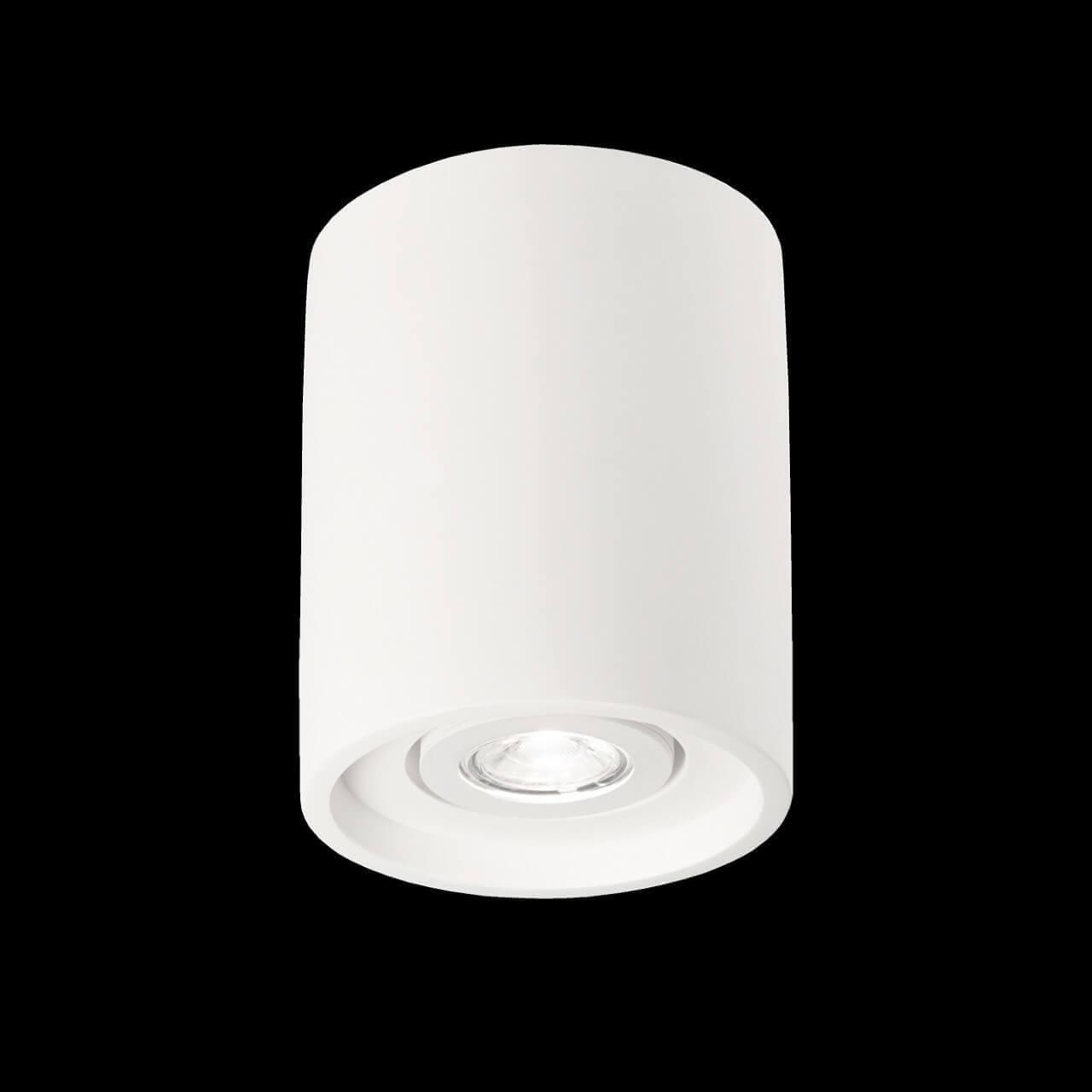 потолочный светильник ideal lux oak pl1 round bianco 150420