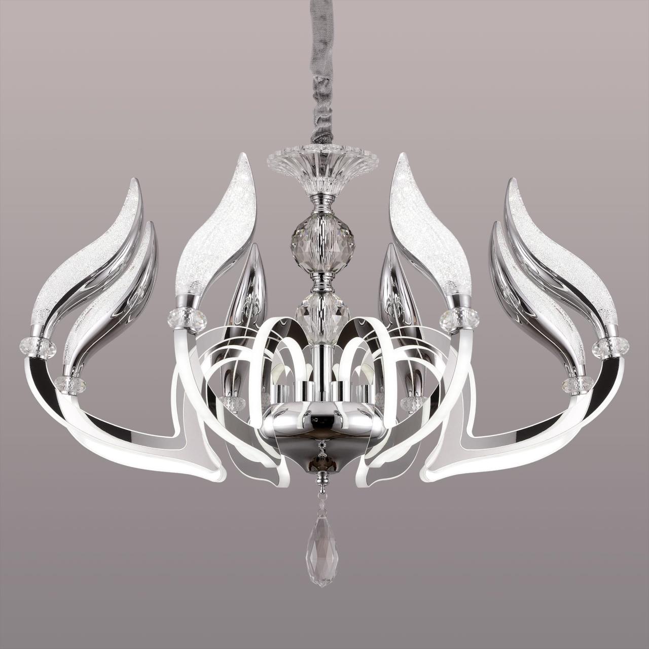 подвесная светодиодная люстра citilux diva el339p08