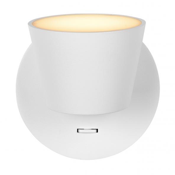 светодиодный спот iledex flexin w1118-1s wh