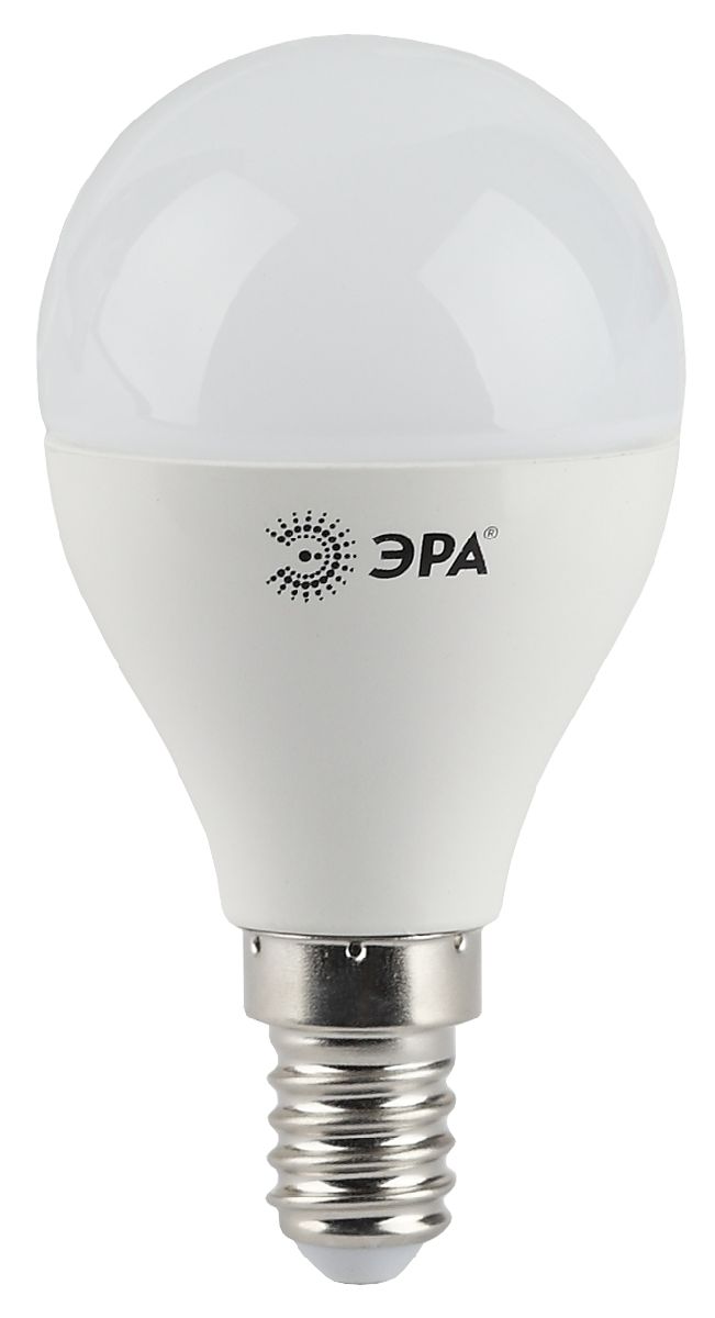 лампа светодиодная эра e14 9w 4000k led p45-9w-840-e14 б0029042