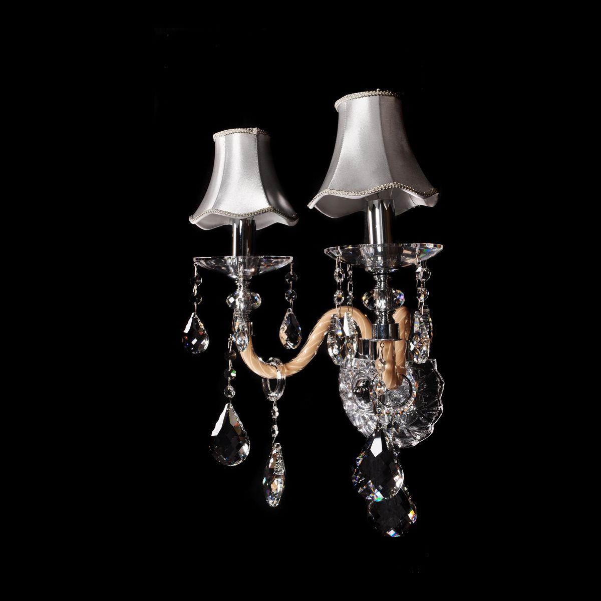 бра lumina deco denica ldw 66249-2 wt