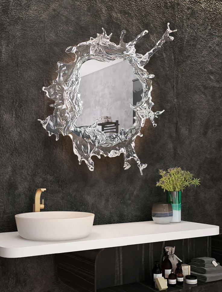 зеркало delight collection mirror 8658w/s clear