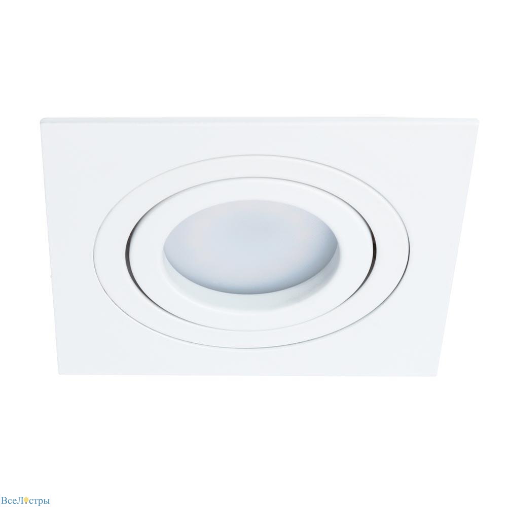 встраиваемый светильник arte lamp tarf a2168pl-1wh