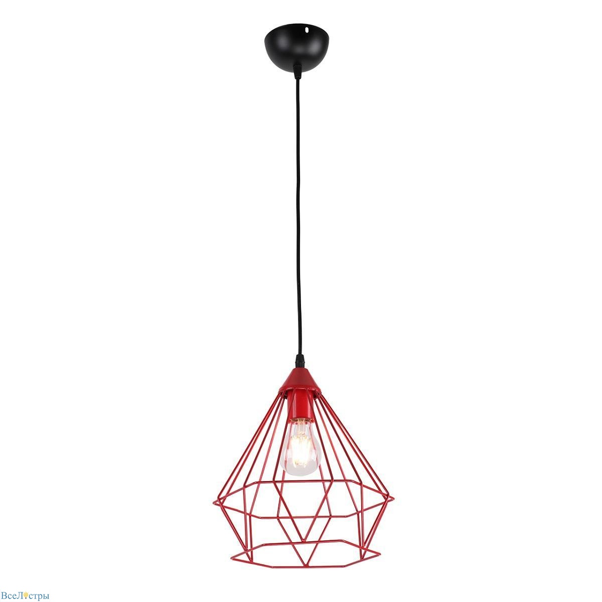 подвесной светильник imex md.1706-1-p red