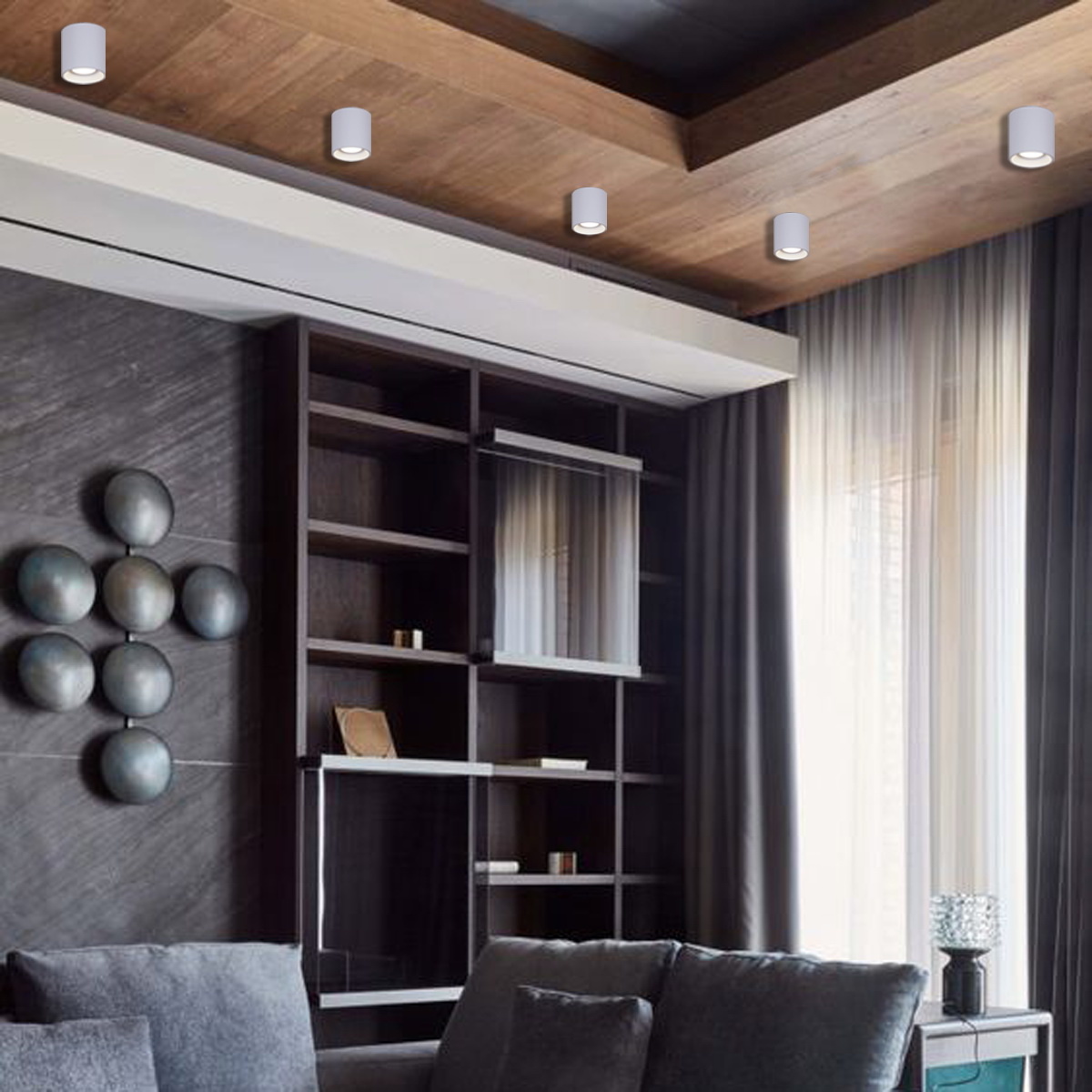 накладной светильник reluce 16123-9.5-001 gu10 wt