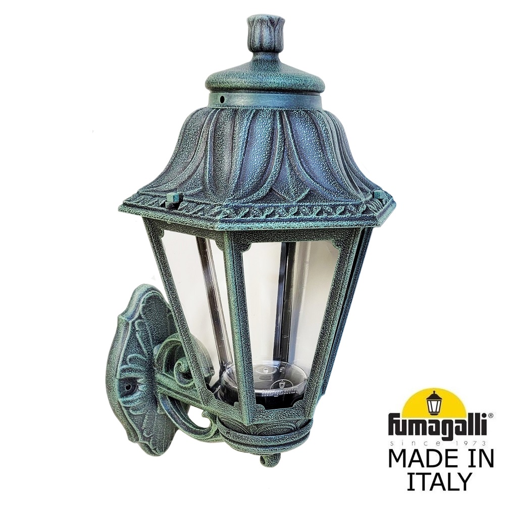 уличный настенный светильник fumagalli bisso/anna e22.131.000.vxe27