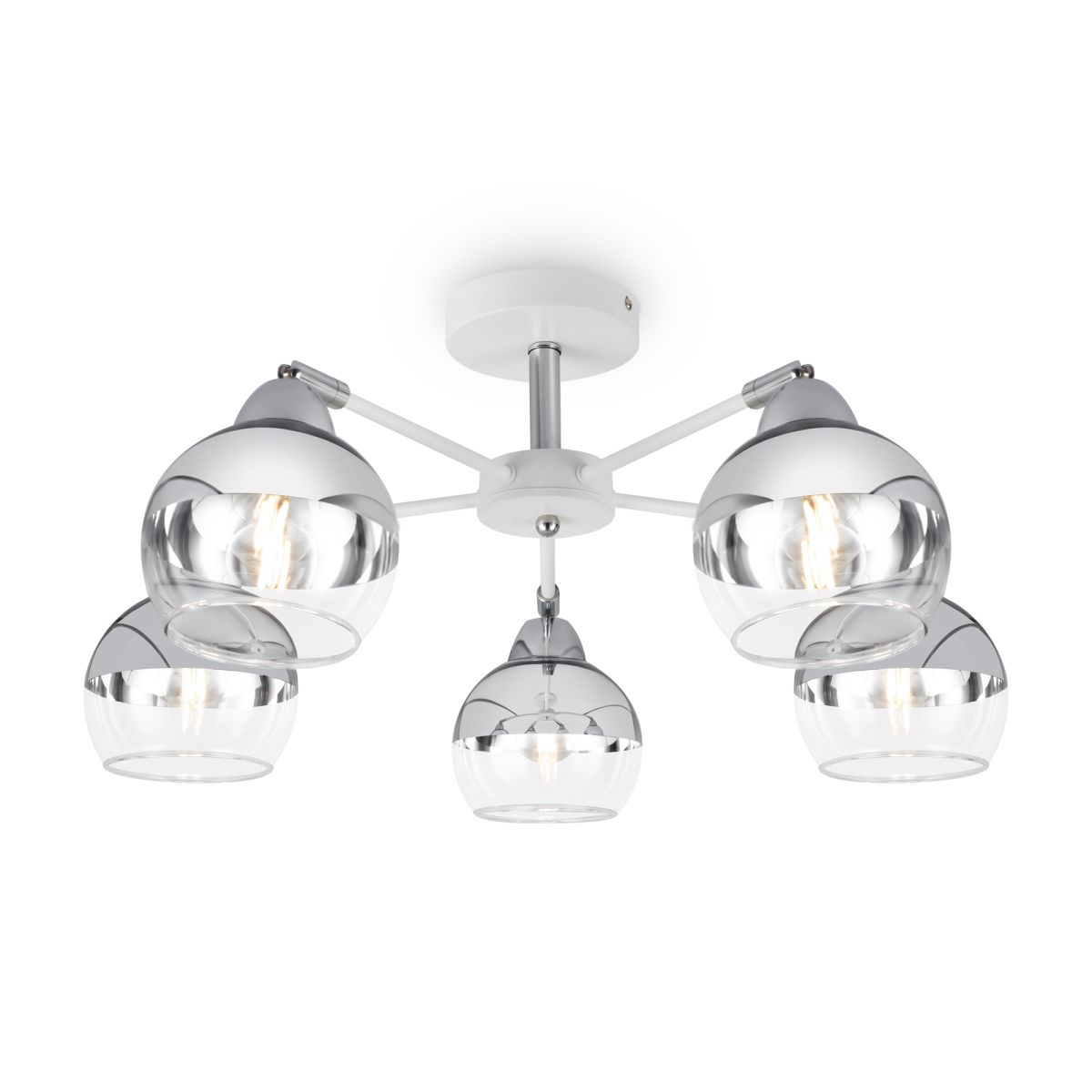 люстра на штанге freya jasper fr5225pl-05w