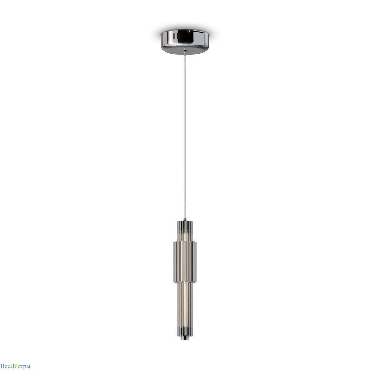 подвесной светодиодный светильник maytoni verticale mod308pl-l9ch3k
