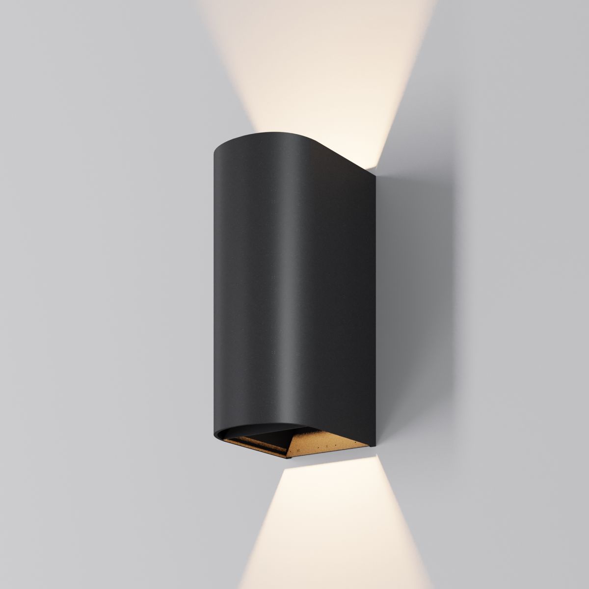 уличный настенный светильник maytoni drape o526wl-l10b3k