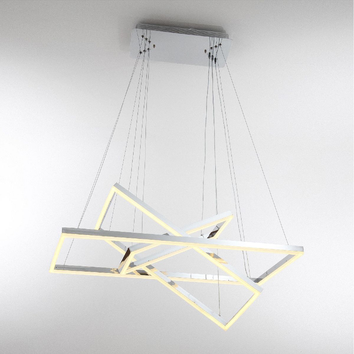 подвесная люстра led4u l11001-3 cr