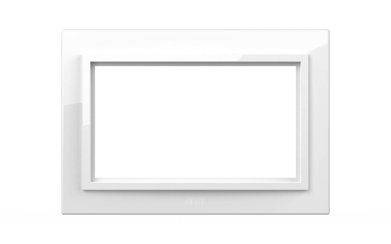 рамка для двухместной розетки без заземления elbi zena 608-015600-908