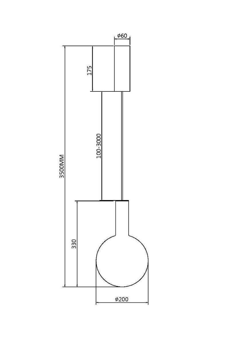 подвесной светодиодный светильник maytoni nebula mod182pl-l4cg3k