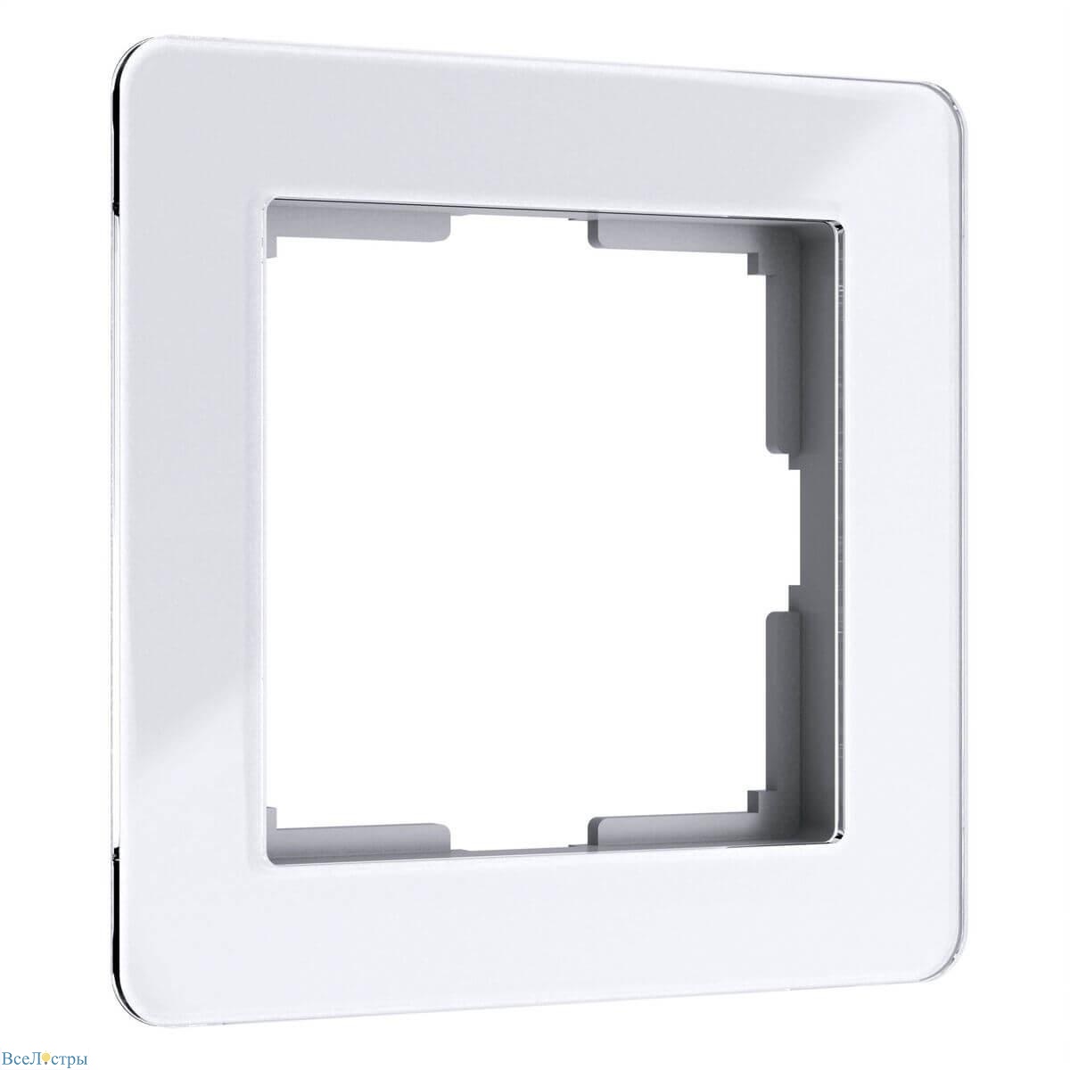 рамка werkel acrylic на 1 пост белый w0012701 4690389184819