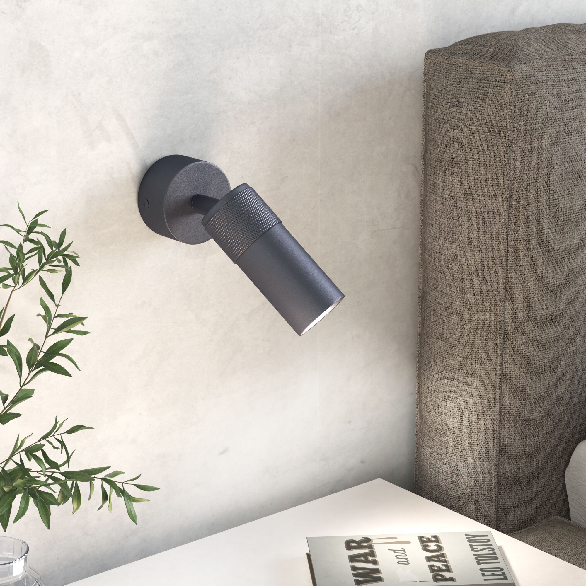 спот eurosvet riff 20097/1 led серый