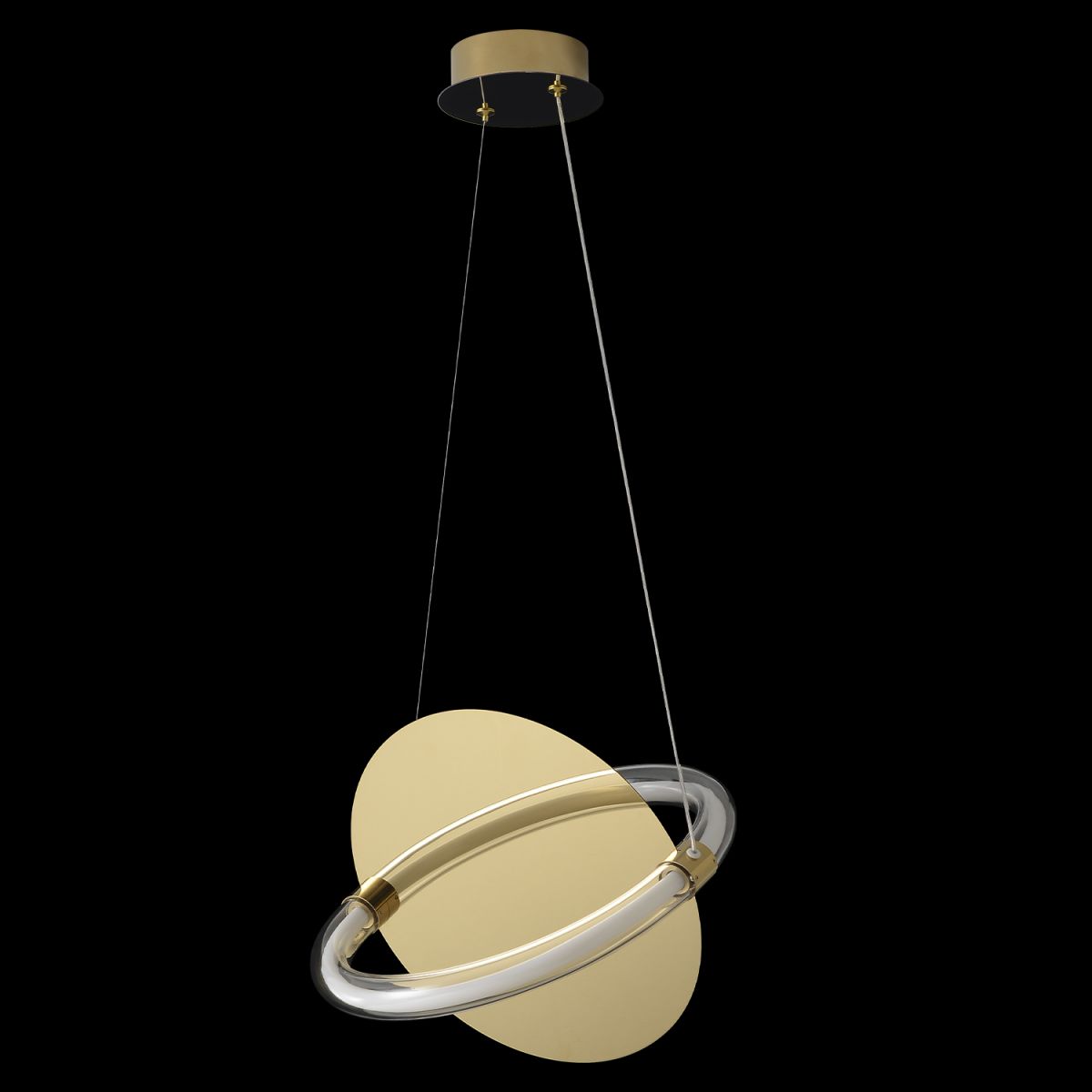 подвесной светильник crystal lux nebula sp22w led gold