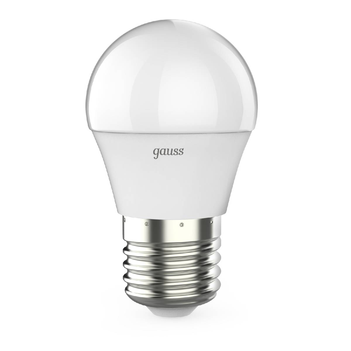 лампа светодиодная диммируемая gauss e27 7w 3000k матовая 105102107-s