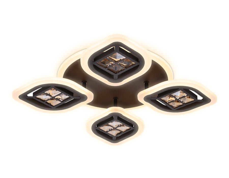 потолочная светодиодная люстра ambrella light acrylica ice fa281