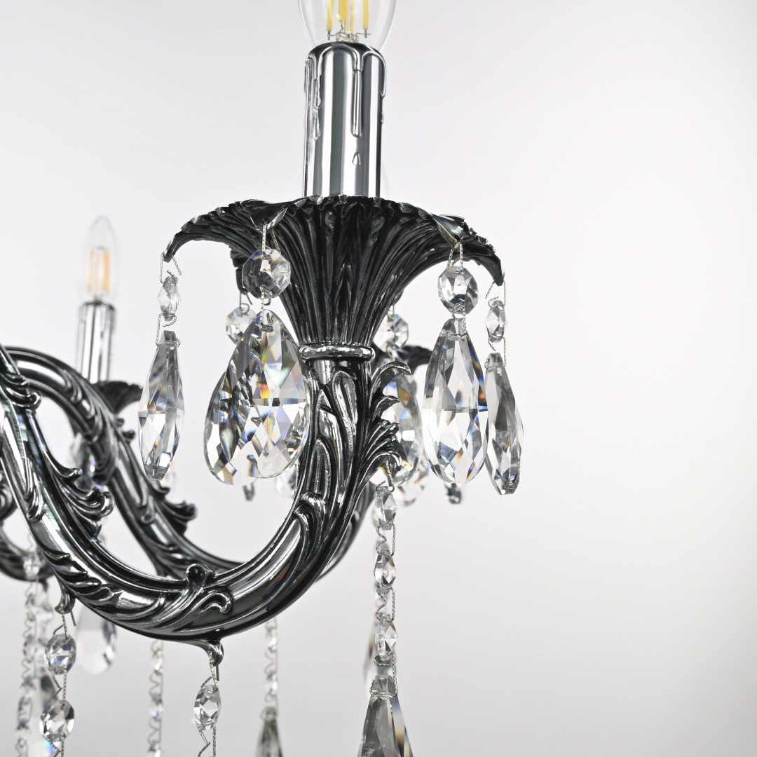 подвесная люстра bohemia ivele crystal al79101/8/250 b nb