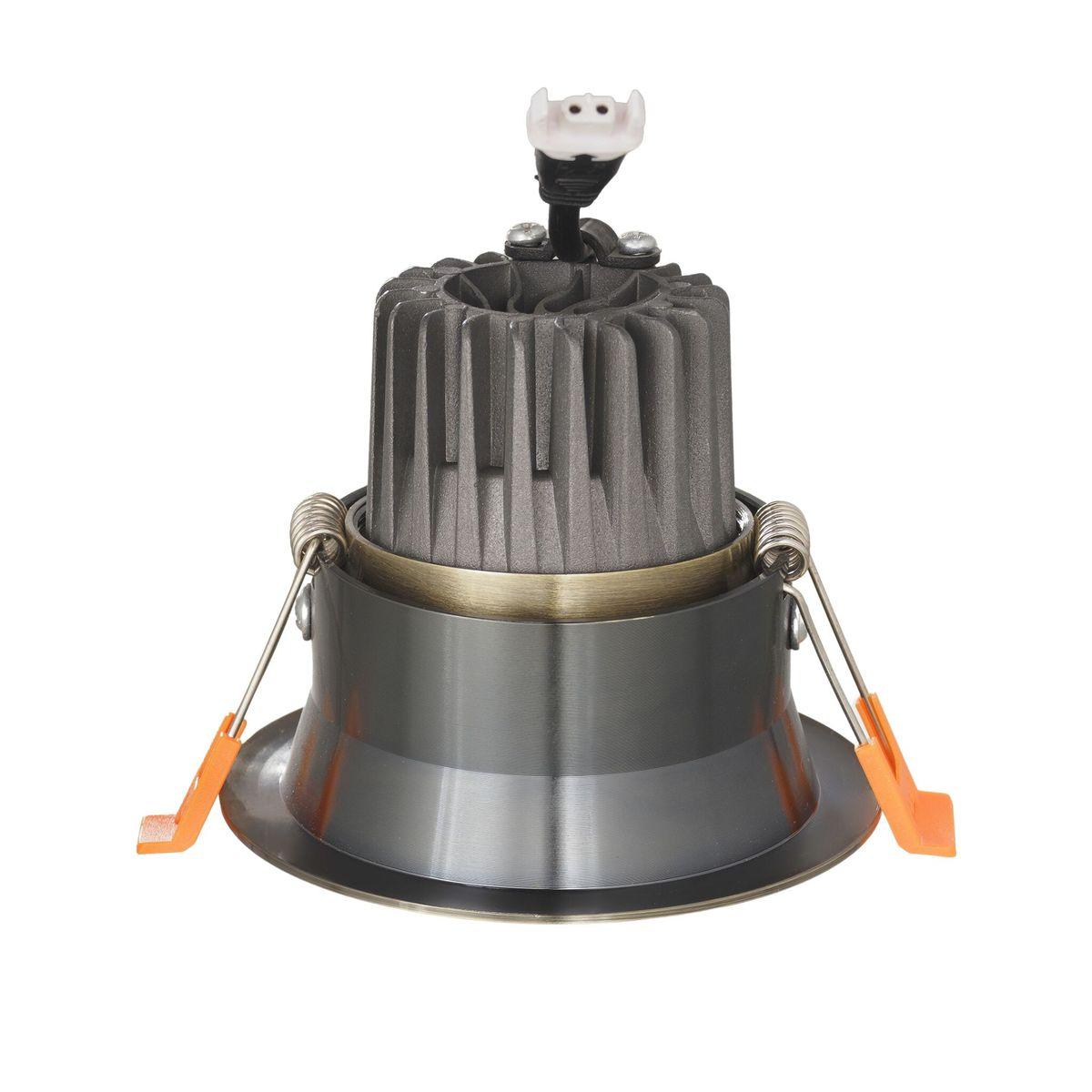 встраиваемый светодиодный светильник lumina deco dalston ldc y115 gr+br