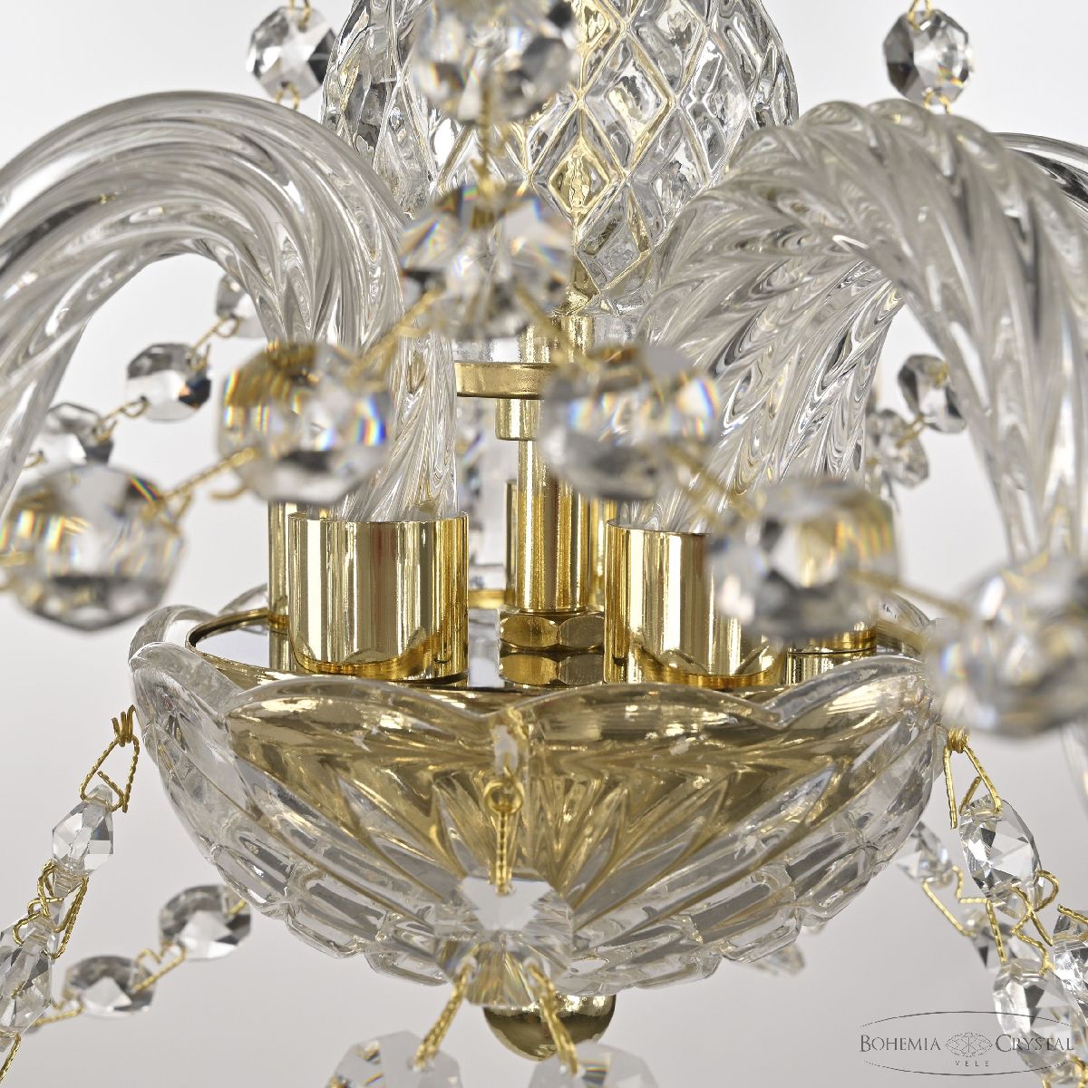 подвесная люстра bohemia ivele crystal 101/5/141 g