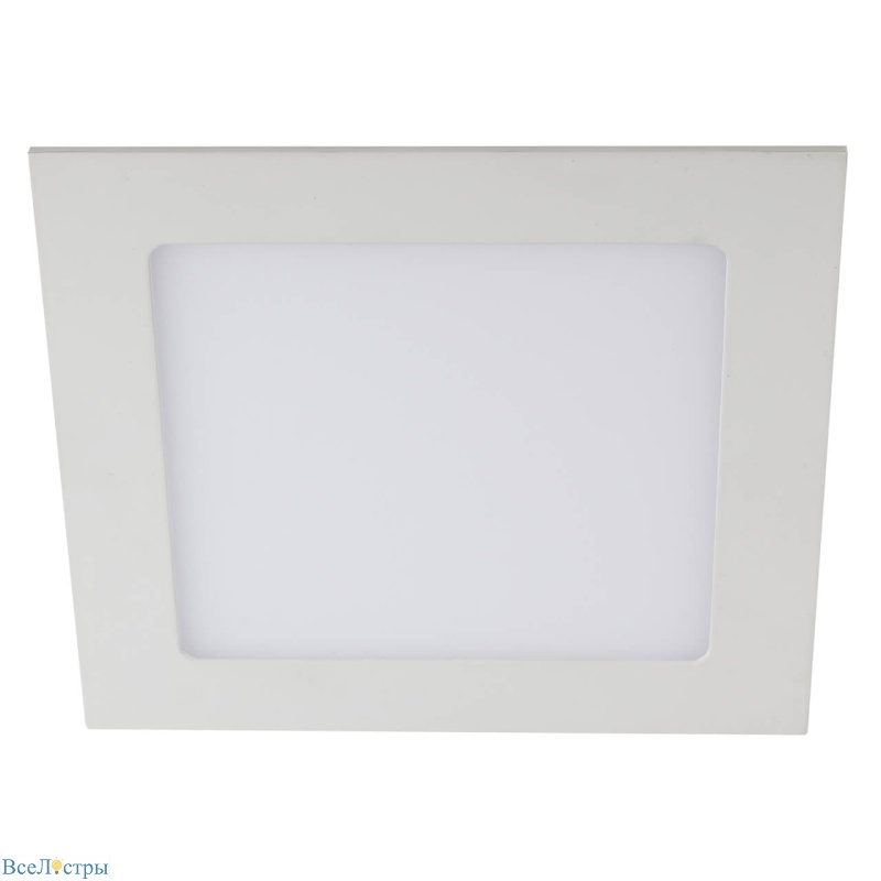 встраиваемый светильник эра led 2-12-4k б0017491