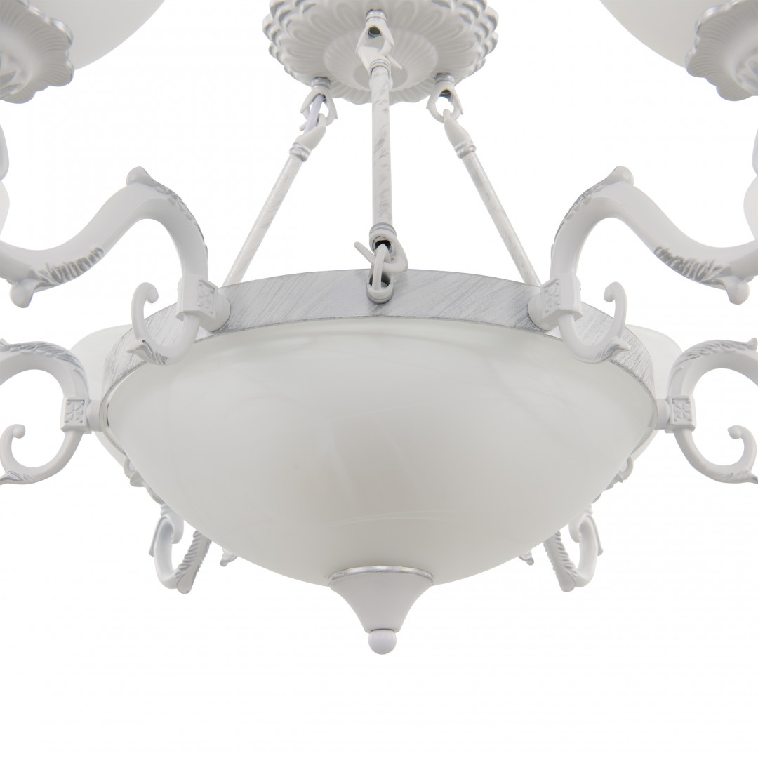 подвесная люстра arte milano 340518/6-3 wt+sl