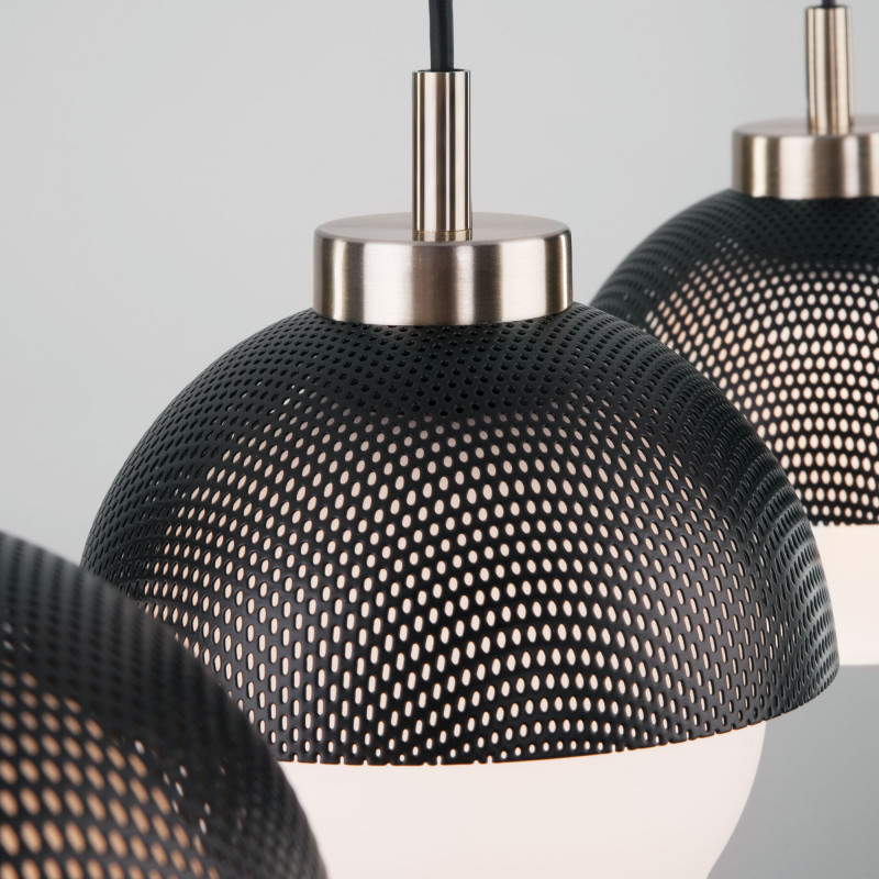 подвесной светильник eurosvet 50106/3 античная бронза/черный