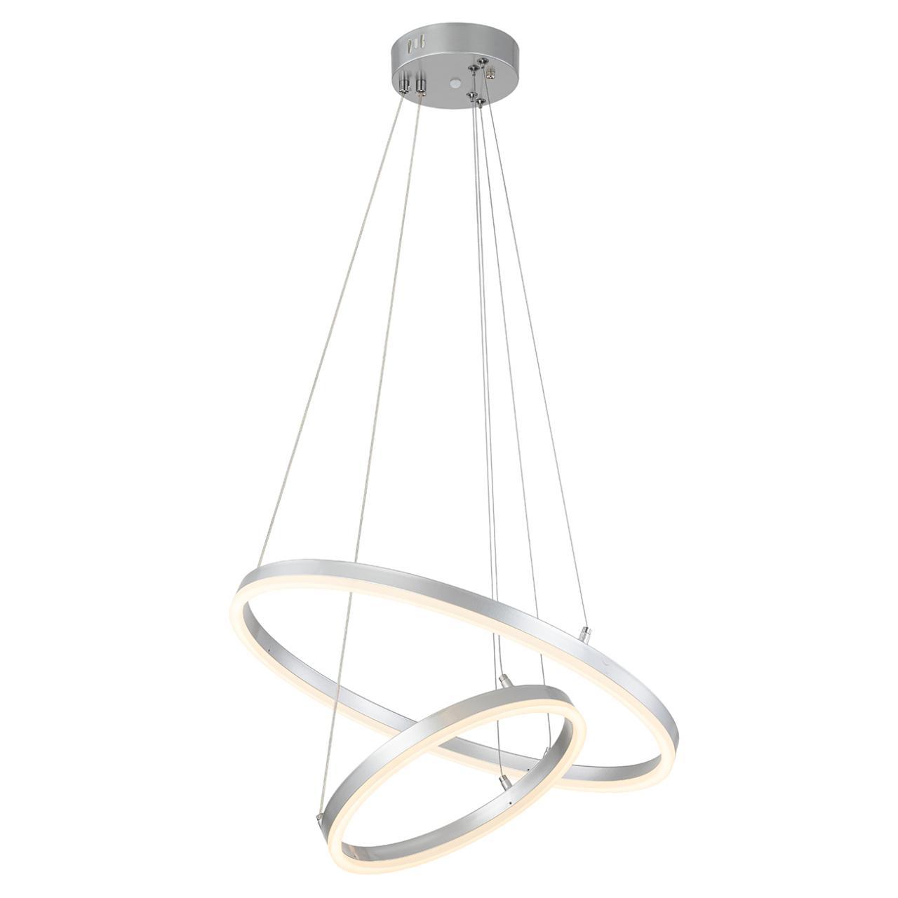 подвесной светодиодный светильник escada void 10254/2led silver app