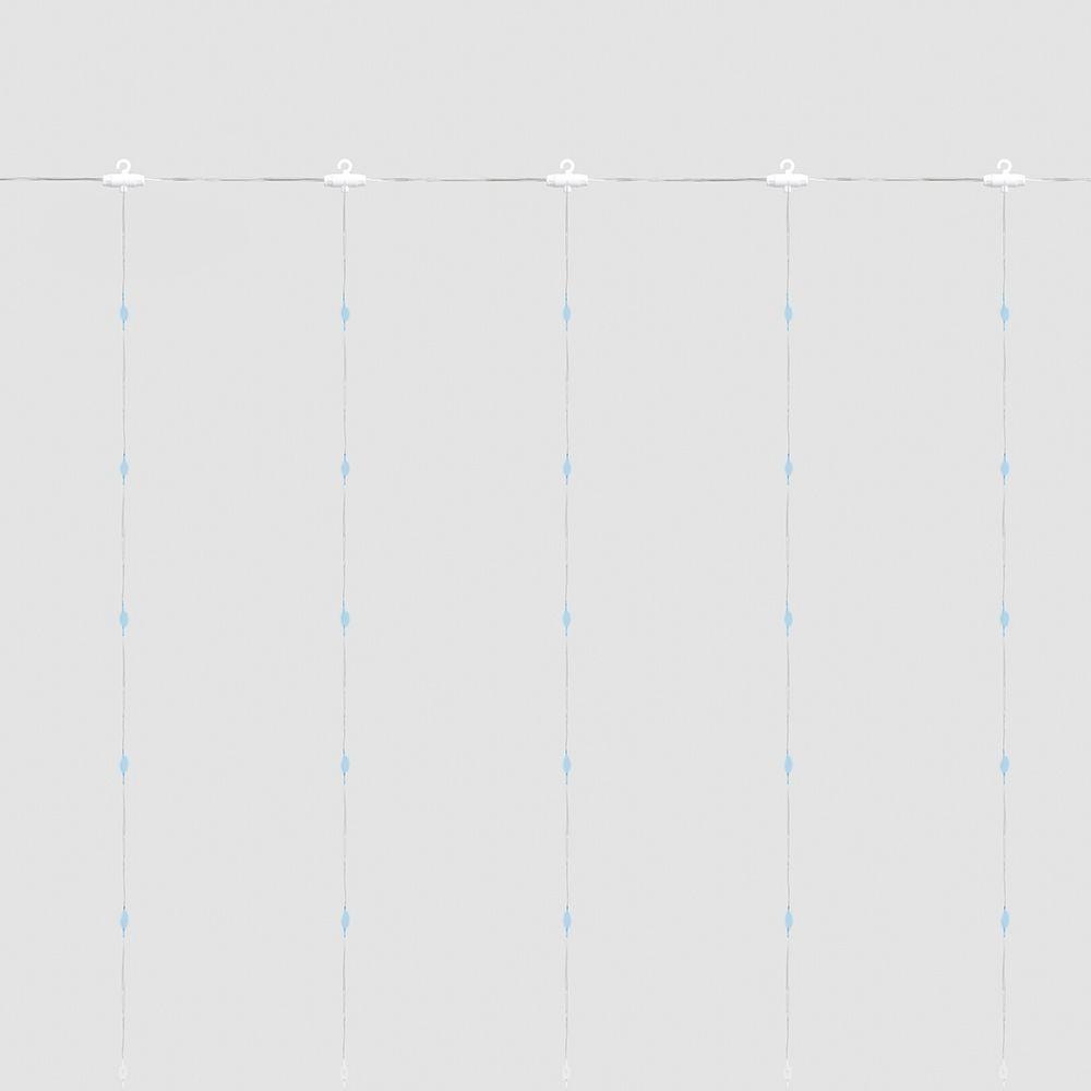 светодиодная гирлянда feron занавес usb разноцветная без мерцания cl590 41637