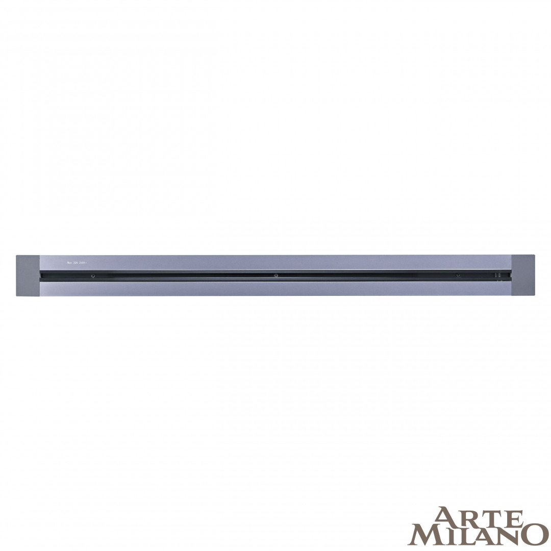 встраиваемый шинопровод arte milano am-track-sockets 382301tb/100 grey