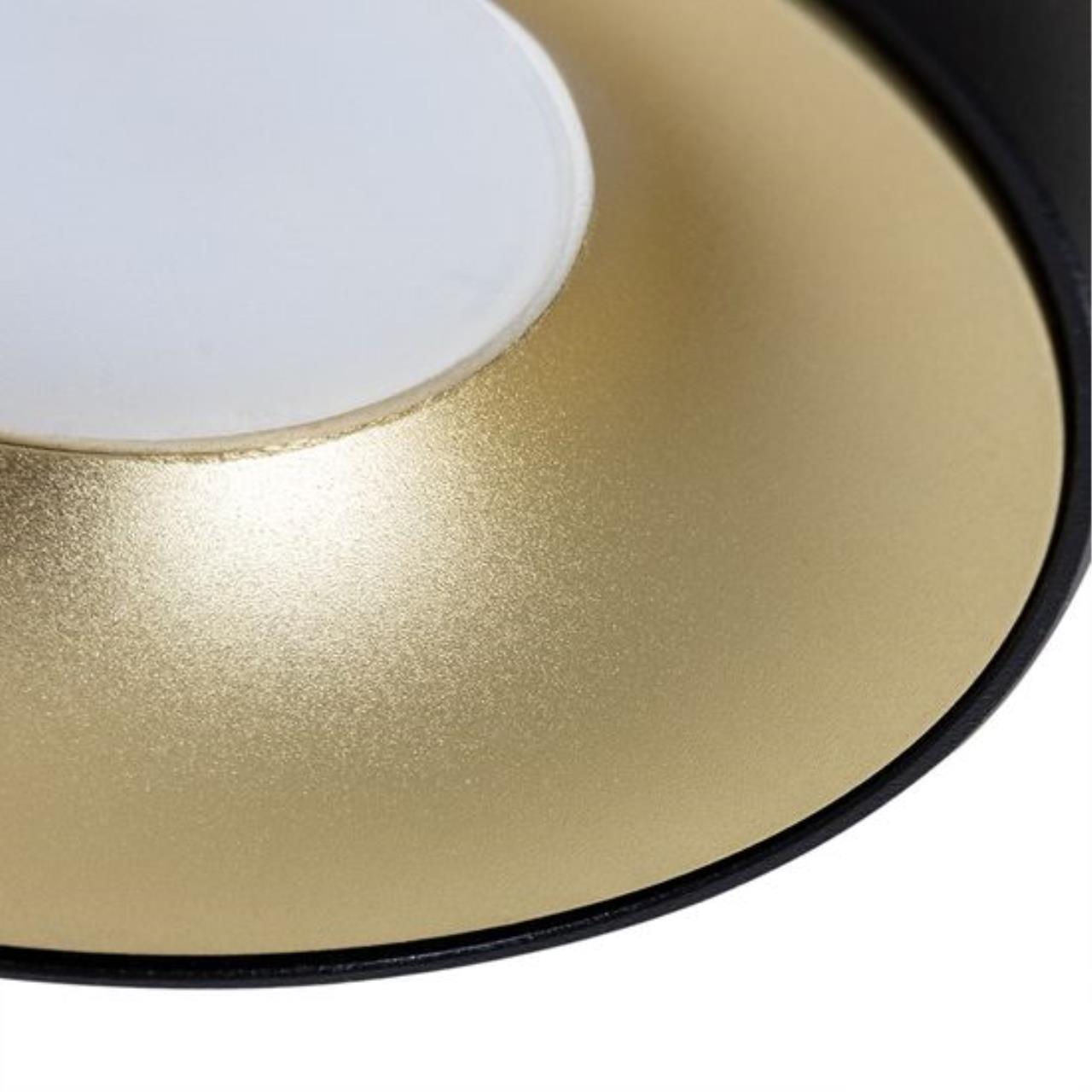 встраиваемый светильник arte lamp heze a6666pl-1bk