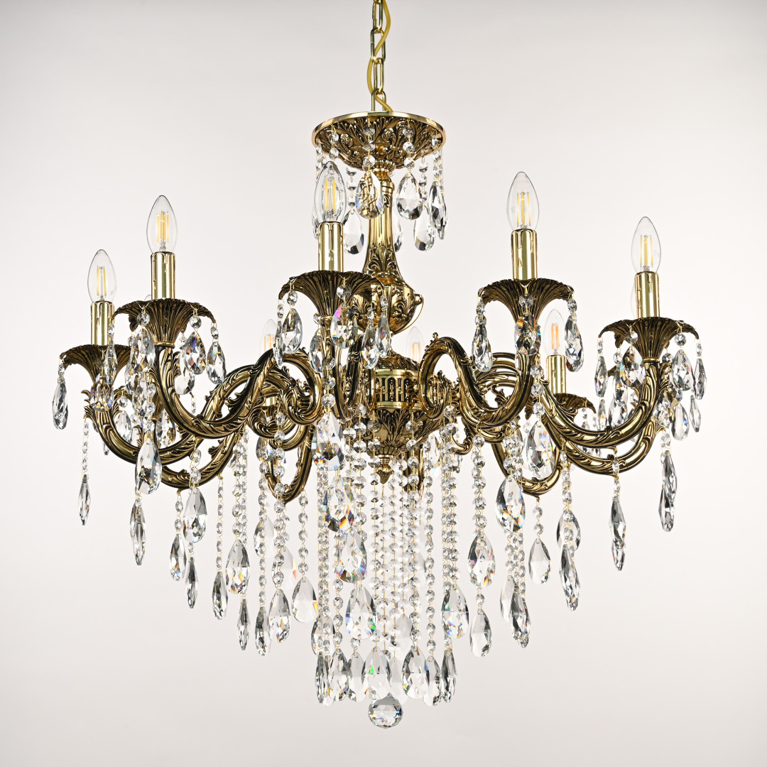 подвесная люстра bohemia ivele crystal al79101/10/250 b gb