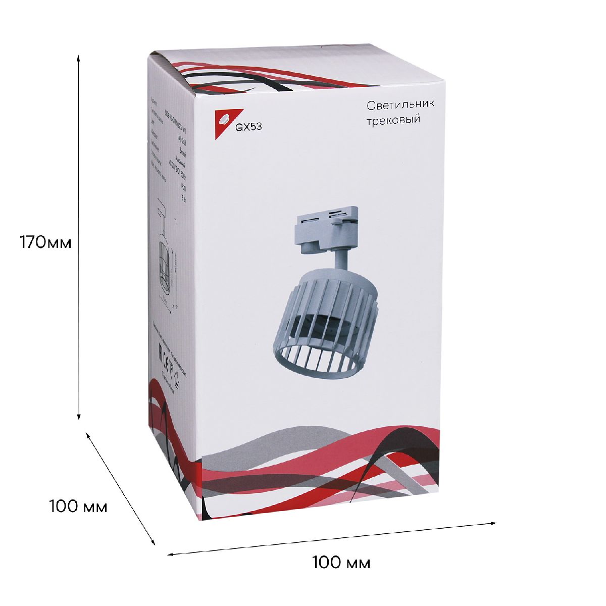 трековый однофазный светильник reluce 53018-9.3-001mn gx53 wt