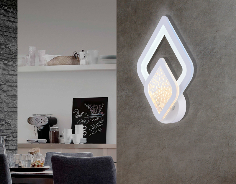 настенный светодиодный светильник ambrella light acrylica fa4289