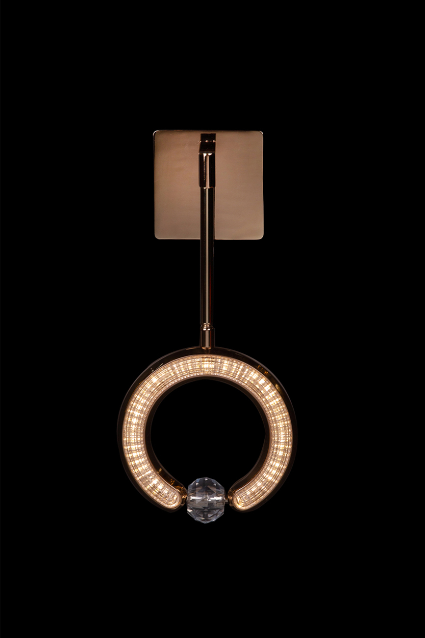 бра ani le7710/1w gold