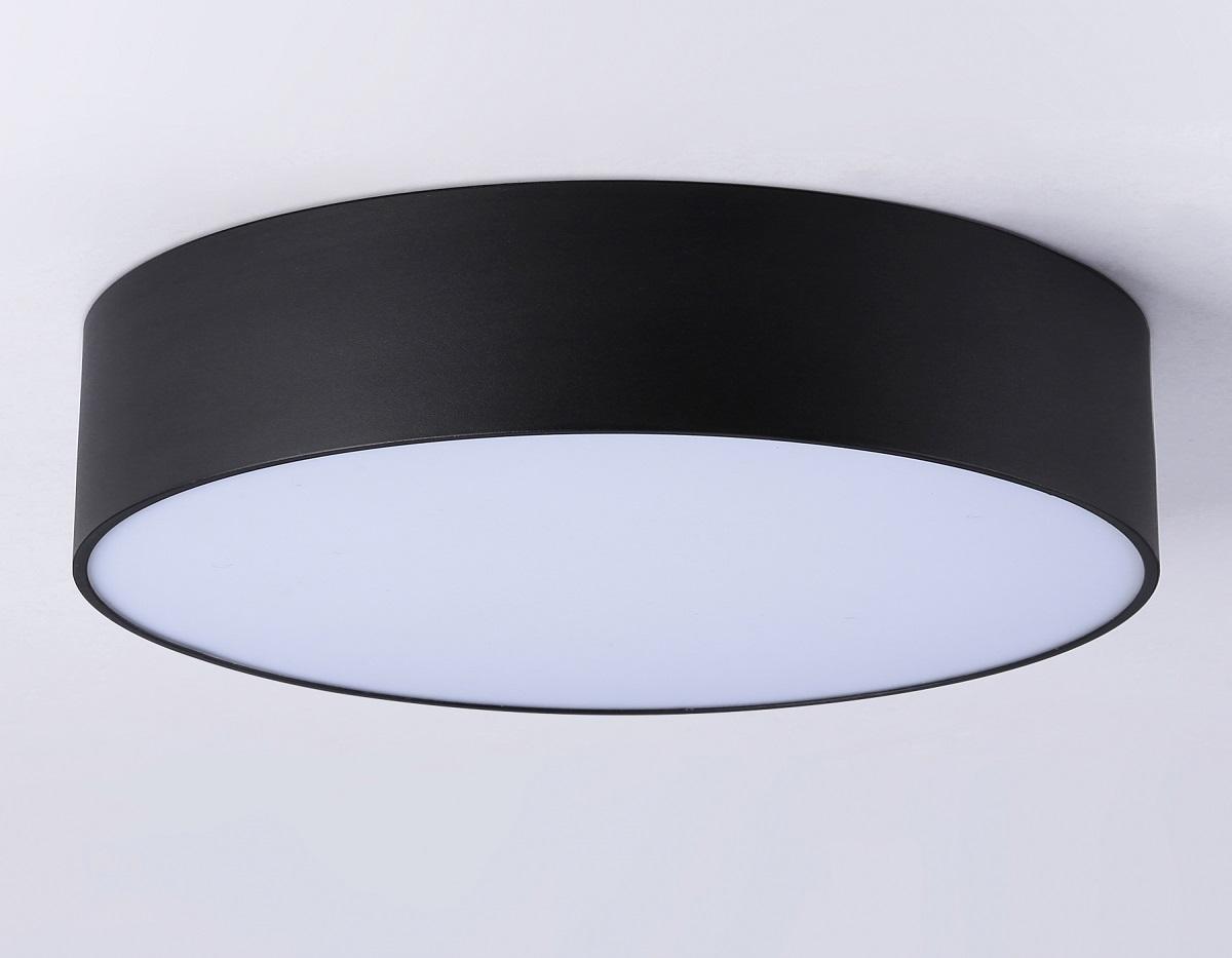 потолочный светодиодный светильник ambrella light orbital air alum fv5525