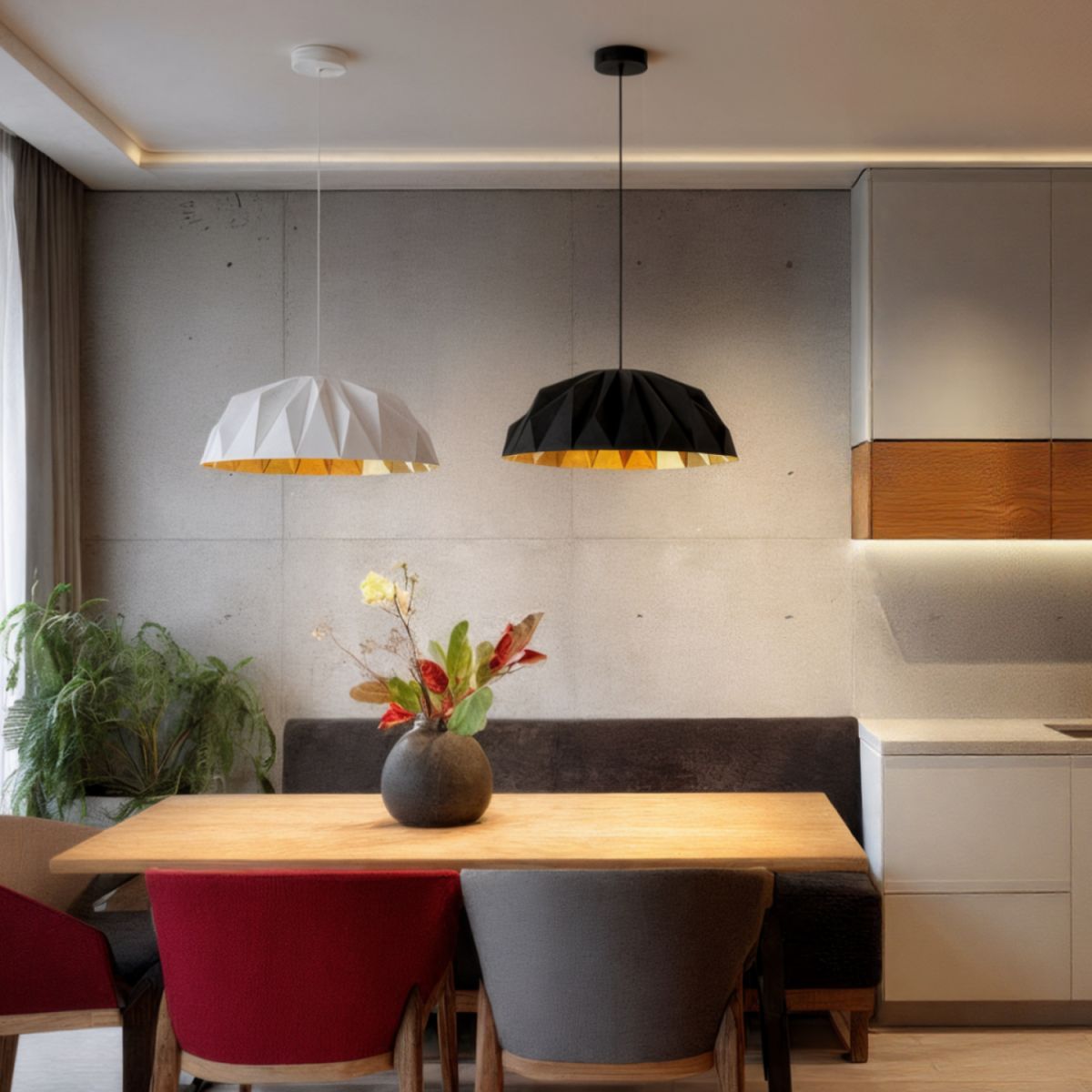 подвесной светильник denkirs origami dk6655-wh+sg