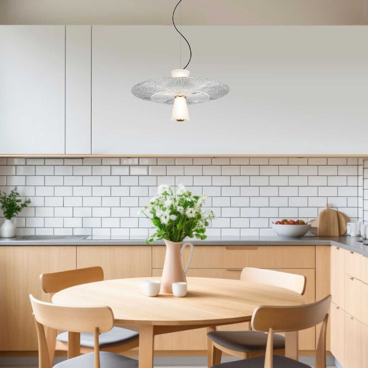 подвесной светильник eurosvet titania 40029/1 led белый a069225