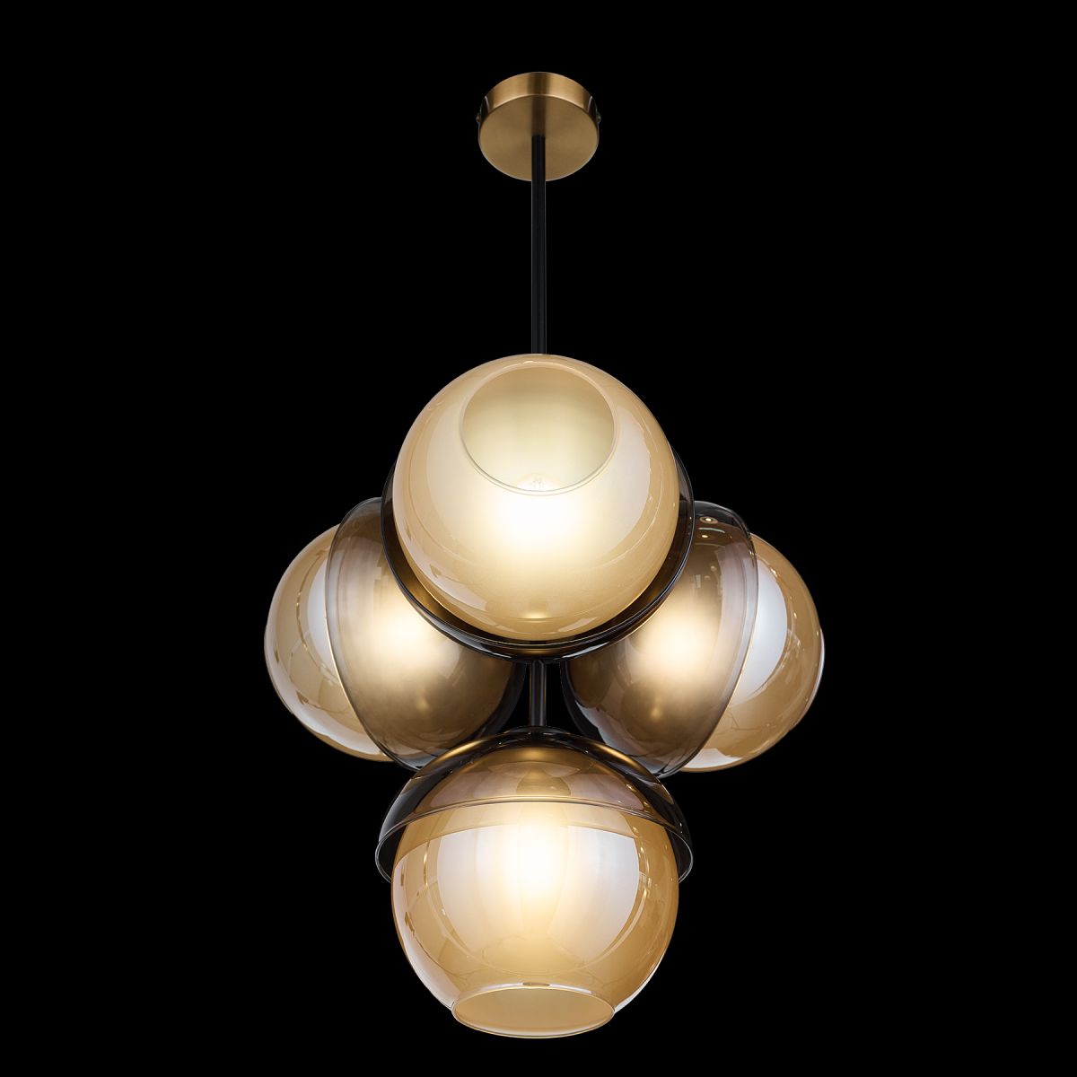 люстра на штанге 33 идеи chn800l.04.17bl.asb-m14am