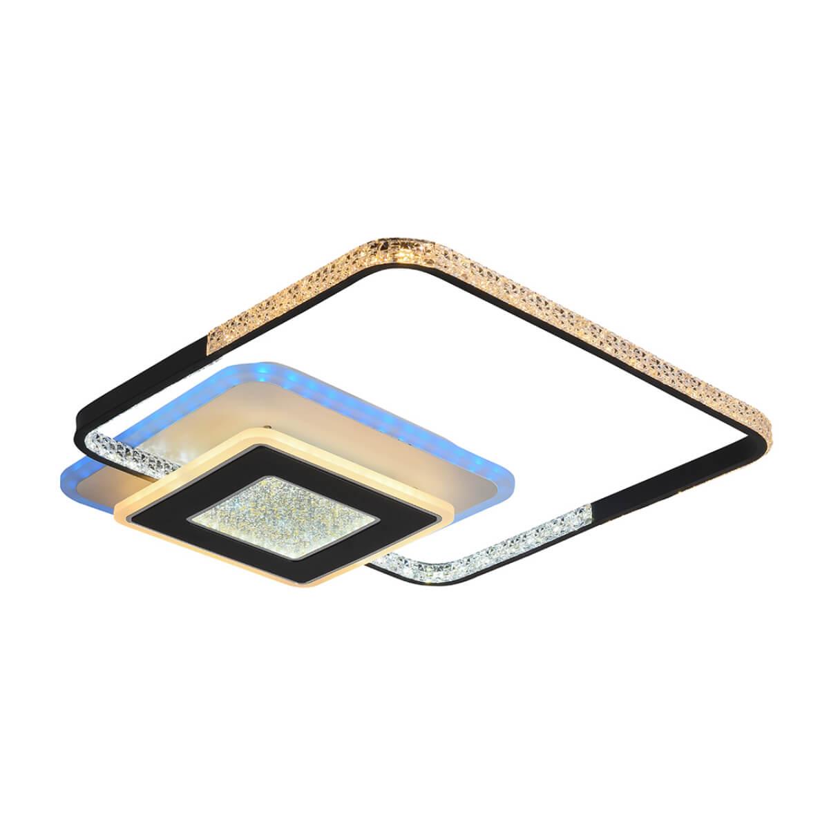 потолочная светодиодная люстра profit light 8293 wht+blk