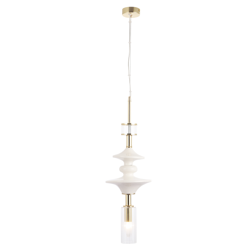 подвесной светильник crystal lux valencia sp1.4 gold
