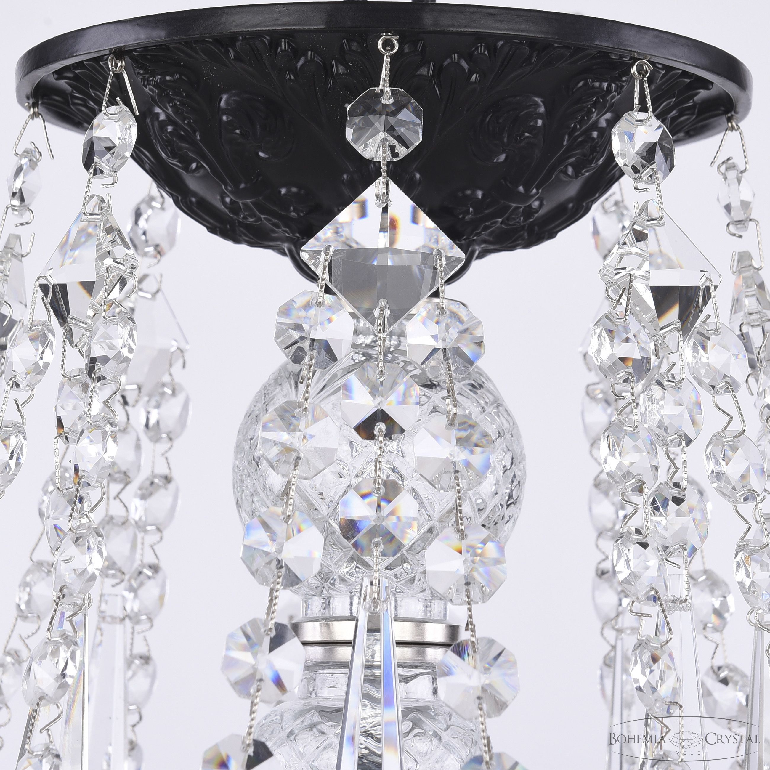 подвесная люстра bohemia ivele crystal al16303/8/240 bm