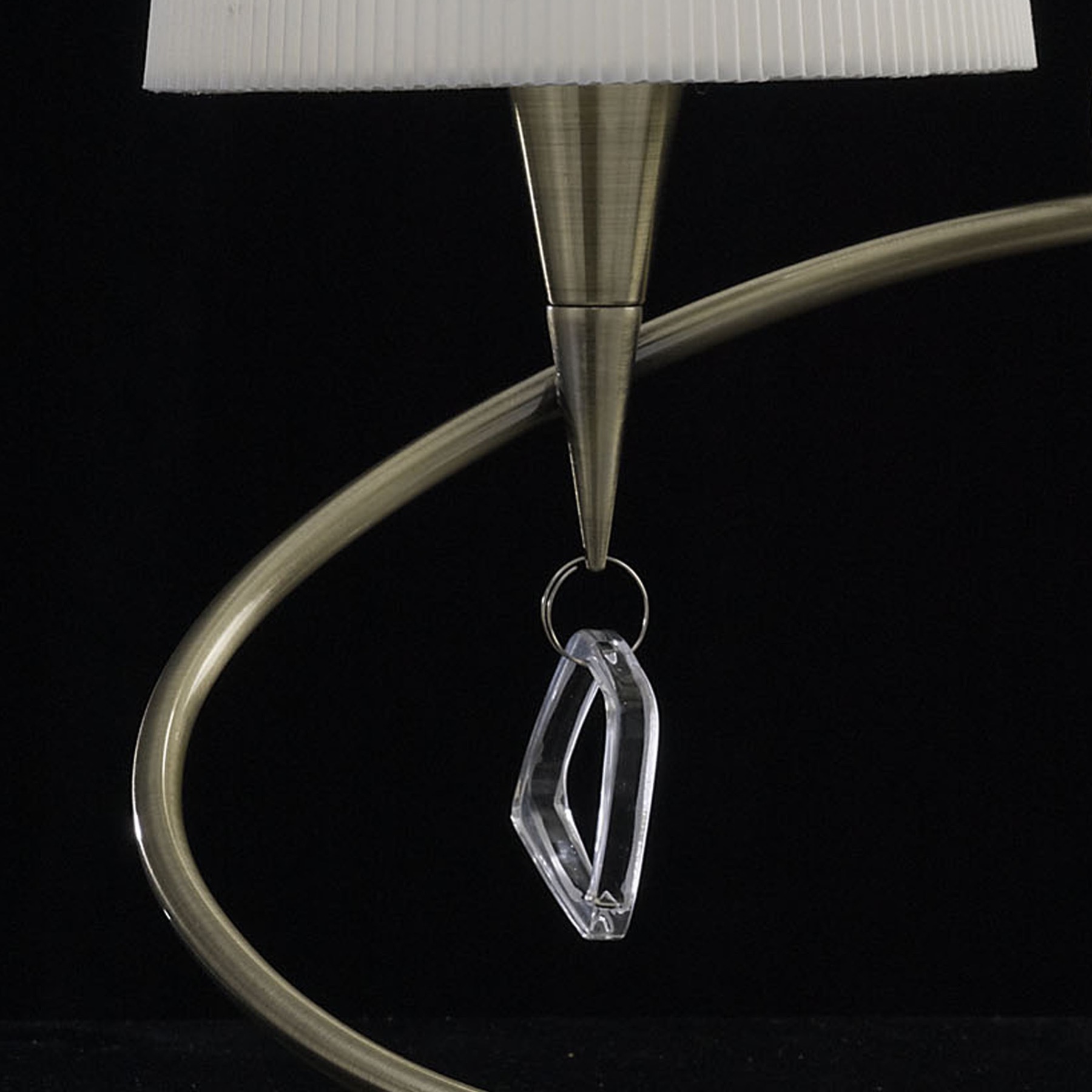 настольная лампа mantra mara antique brass 1631