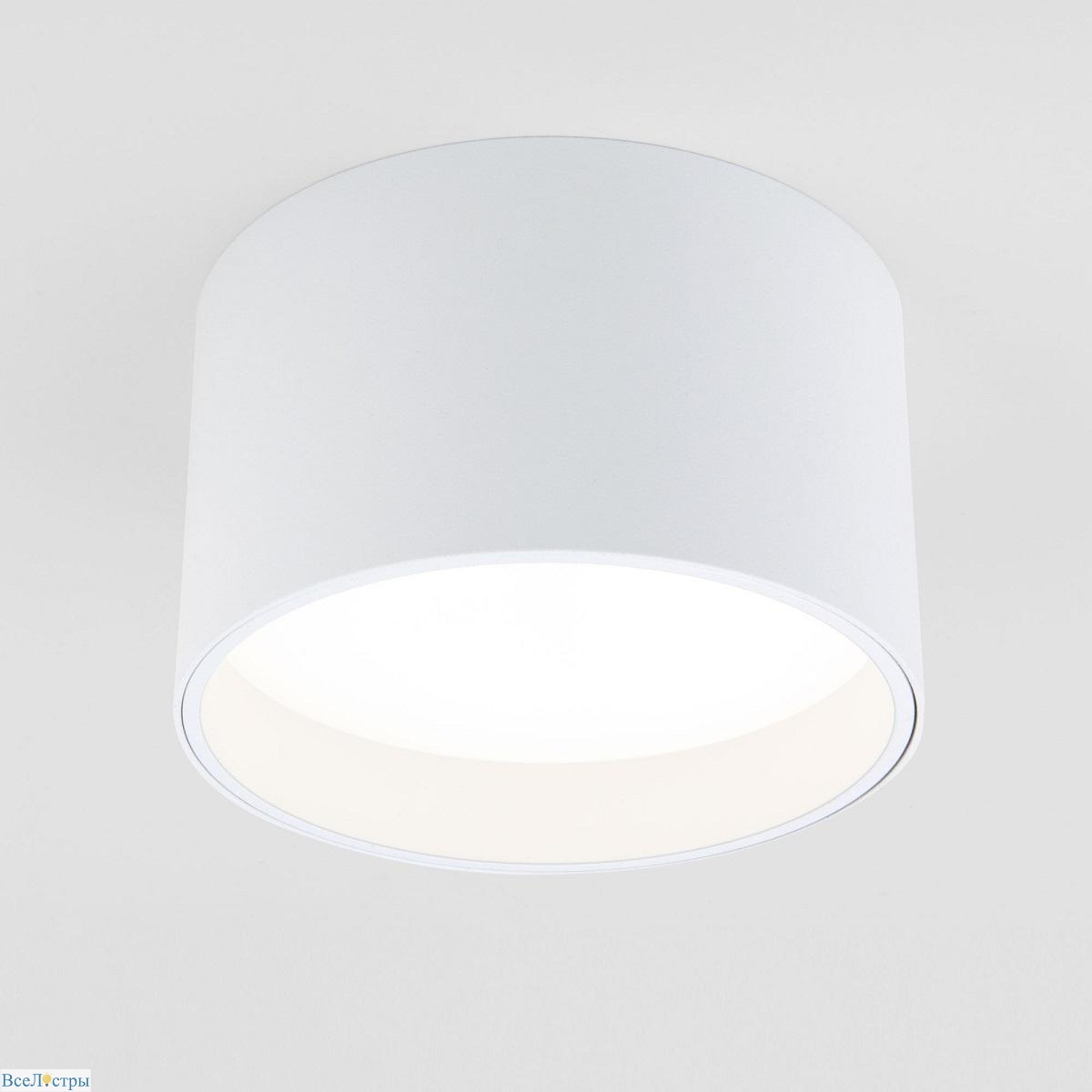 потолочный светодиодный светильник elektrostandard banti 25123/led 13w 3000k белый a063927