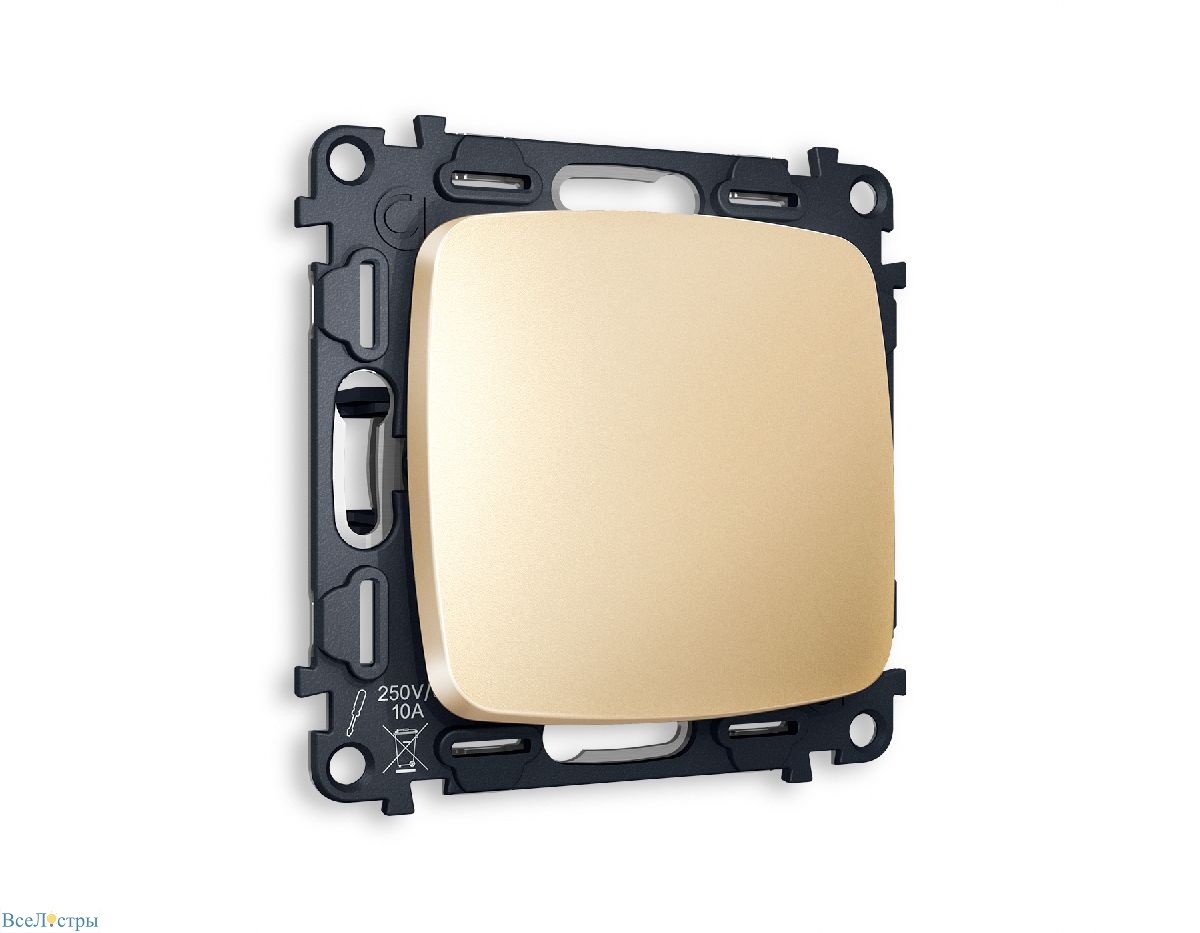 комплект механизма 1-кл перекрестного выключателя ambrella volt omega mo601030