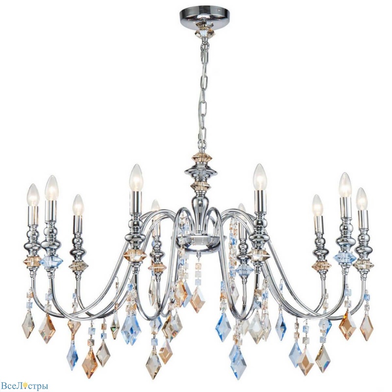 подвесная люстра lucia tucci maya 4450.10 chrome
