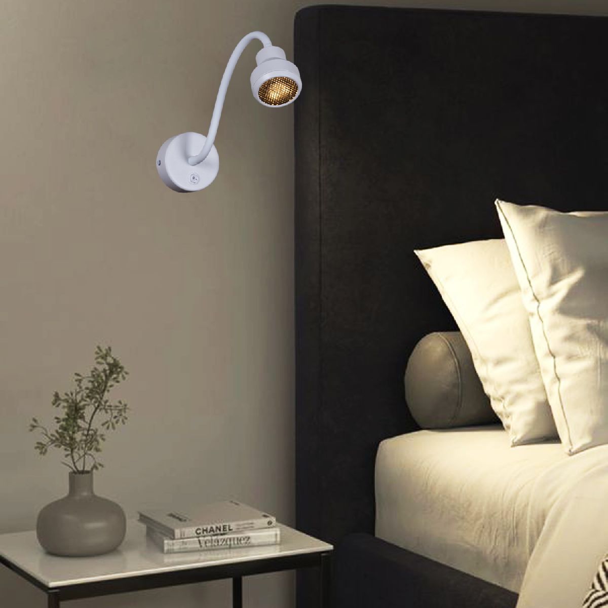 гибкое бра reluce 86203-9.2-001mn led5w wt