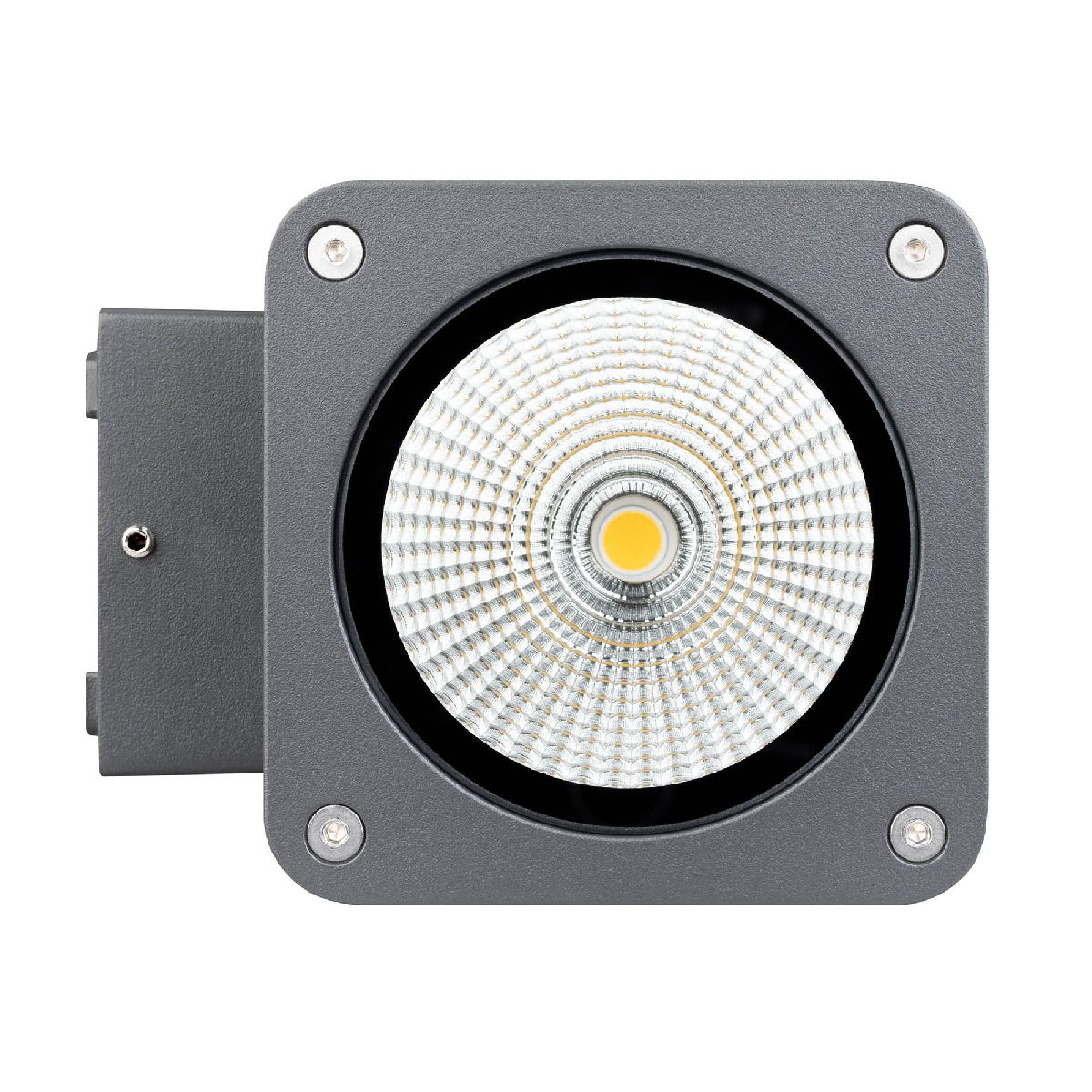 уличный настенный светильник arlight lgd-evo-wall-twin-s100x100-2x12w day4000 (gr, 44 deg, 230v) 046194